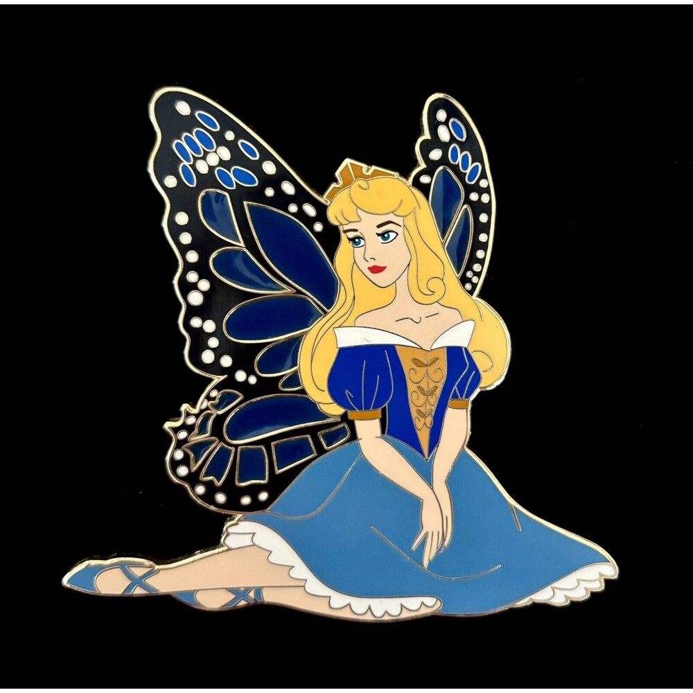 Aurora, Sleeping Beauty “Garden Fairy” Jumbo Fantasy Pin LE 20, By Pin Paladin
